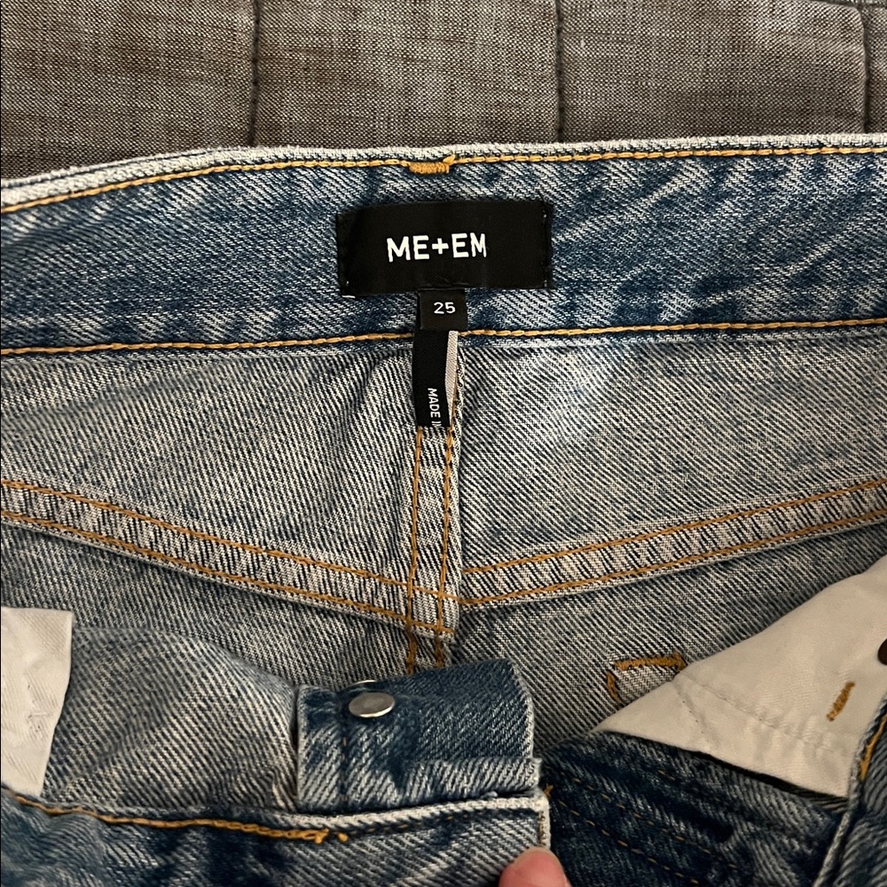 ME+EM Light Blue Jean Shorts - Picture 6 of 8